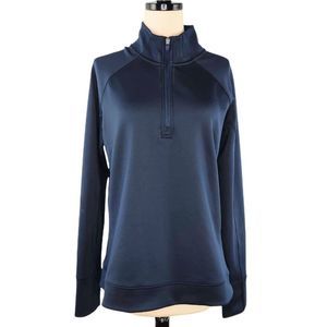 VINEYARD VINES Navy Blue 1/4 Zip Pullover Sweatshirt Top Jacket L